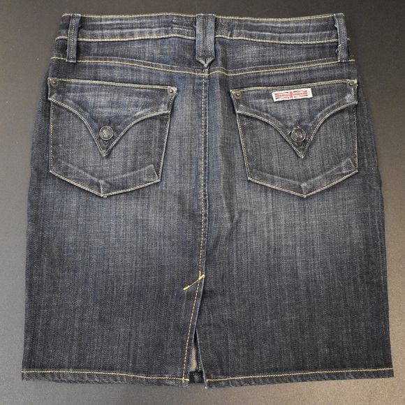 HUDSON Denim Pencil Skirt - Picture 2 of 10